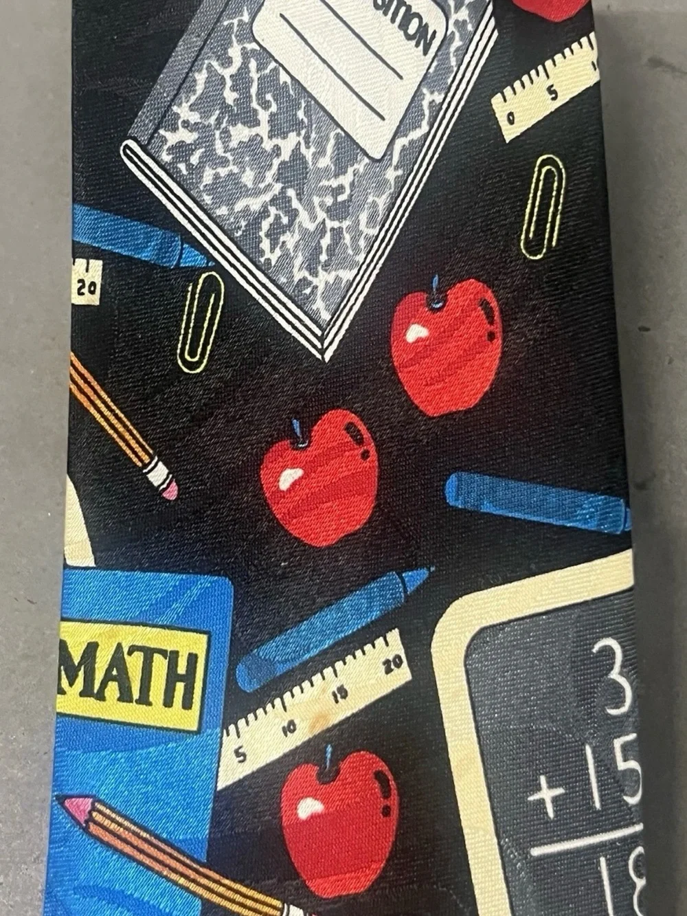 Steve Harris Handmade “Back to School” Mens Tie - NWOT